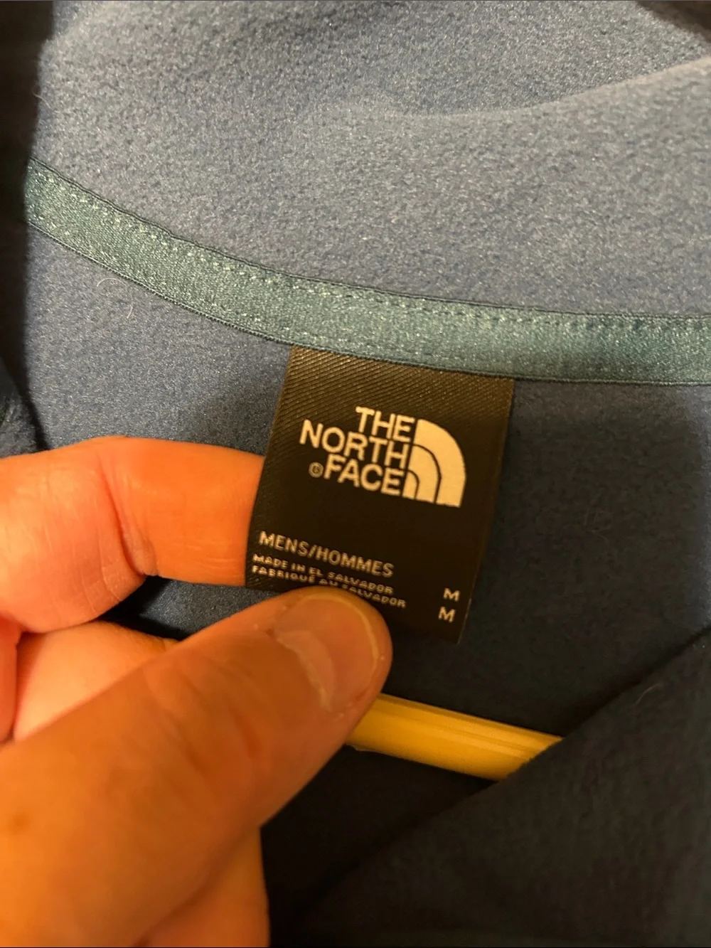 The North Face Men's Slate Blue Half-Zip Fleece Pullover
